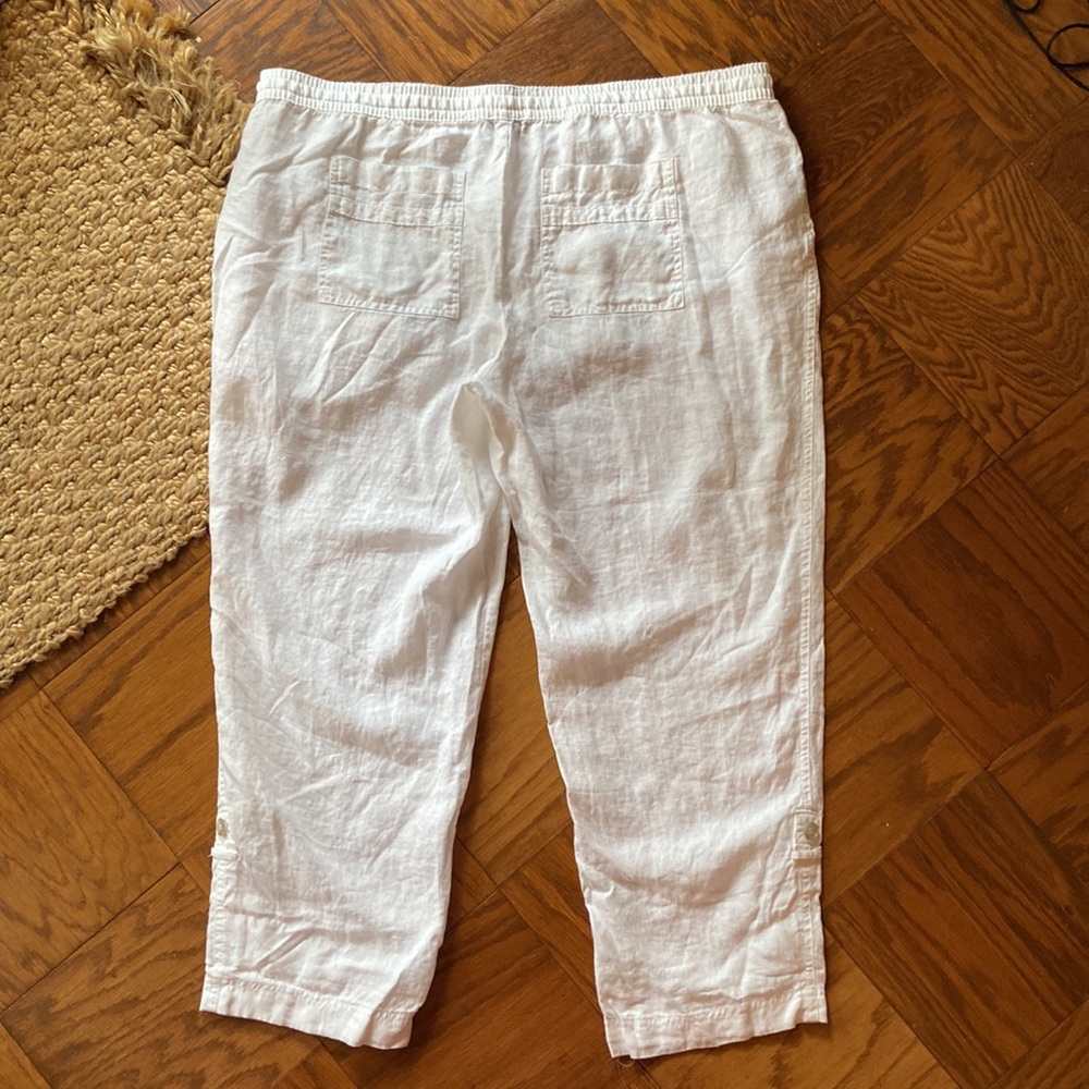 Lord & Taylor Linen Capris - Picture 3 of 8